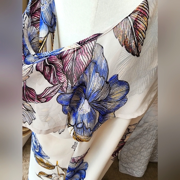 Summer Floral Dress Plus Size by Standards & Practices Flowy Floral Dress - Picture 7 of 12